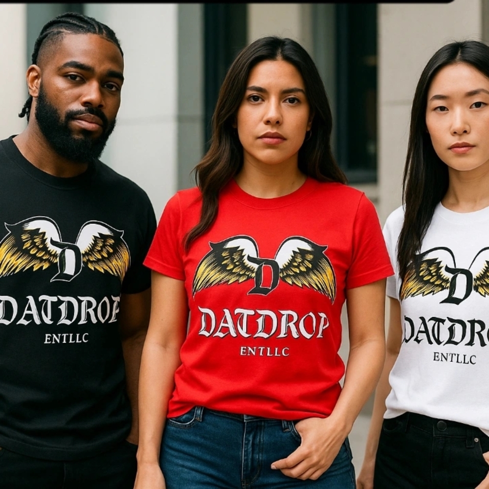 Datdrop Winged Graphic T-Shirt